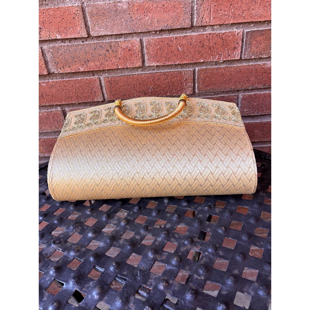 Gold Embelished Handbag - Picture 4 of 8